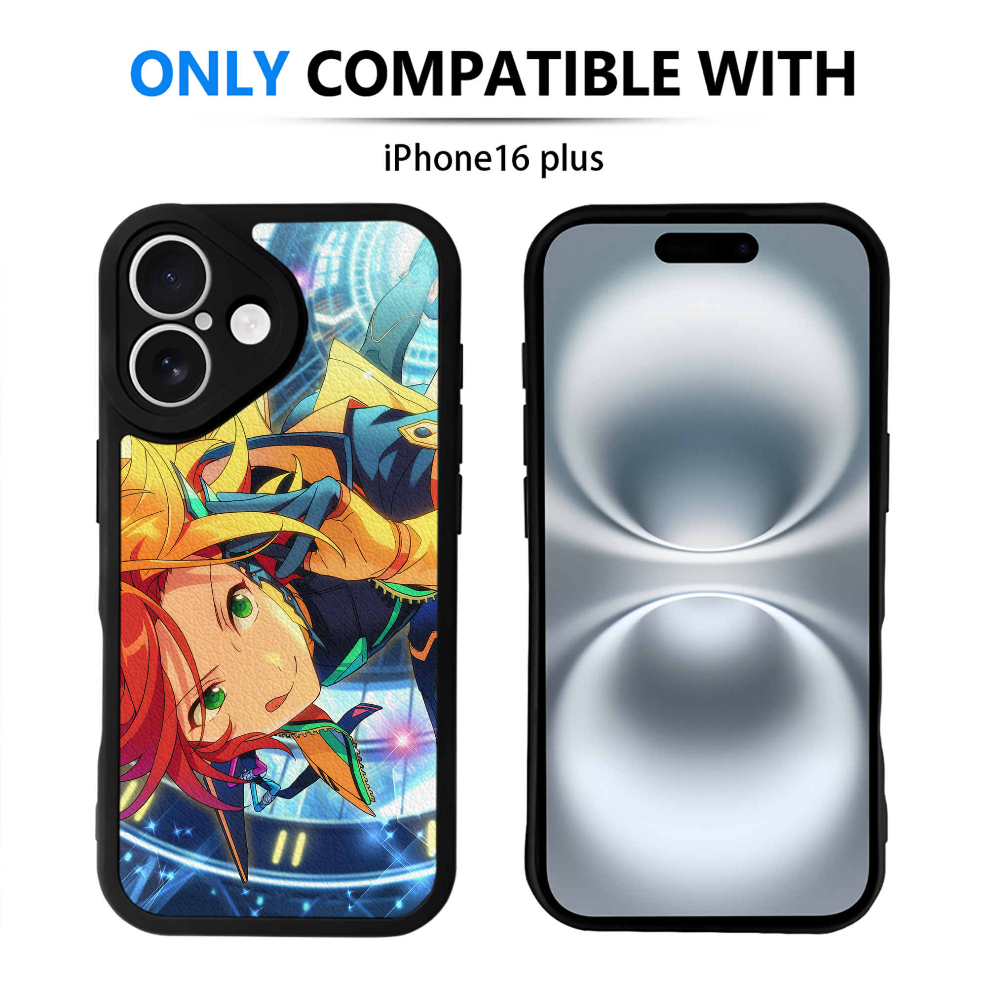 （画像用） あんさんぶるスターズ! Ensemble Stars 【iPhone 16シリーズ対応】シリコンスマホケース（レザー調） 材質：シリコン
